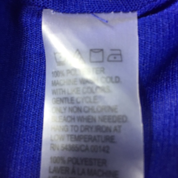 Alia Women Lined Blue Leopard Print Top Sz 2x D - Picture 4 of 7